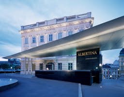 Poster image for the exhibition titled Collecting for the Future: 250 Years of the ALBERTINA Museum