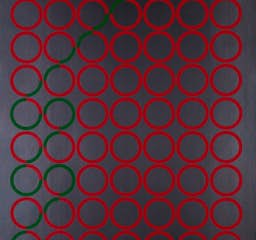 Poster image for the exhibition titled Helga Philipp: Spaces of Motion