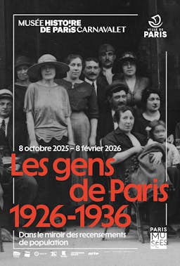 Poster image for the exhibition titled The People of Paris: 1926-1936