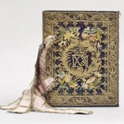 Poster image for the exhibition titled Golden Books: Treasures from the Book Cabinet