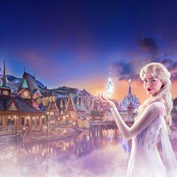 Poster image for the exhibition titled World of Frozen