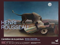 Poster image for the exhibition titled Henri Rousseau: De ambitie van een schilder