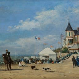 Poster image for the exhibition titled Eugène Boudin
