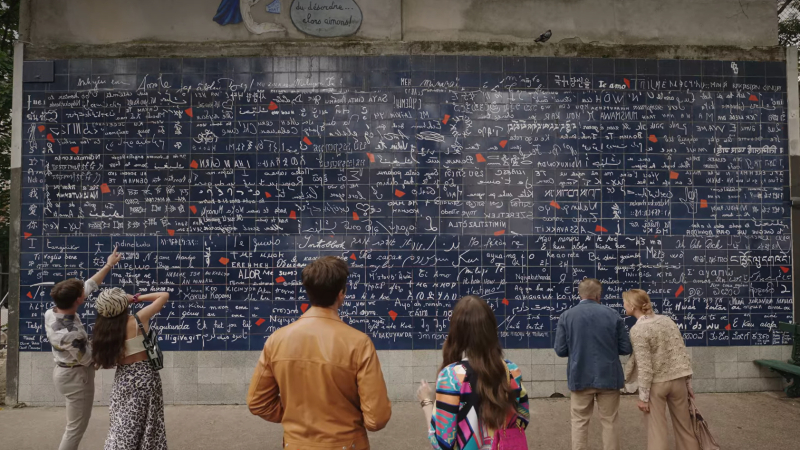 The Love Wall in Paris